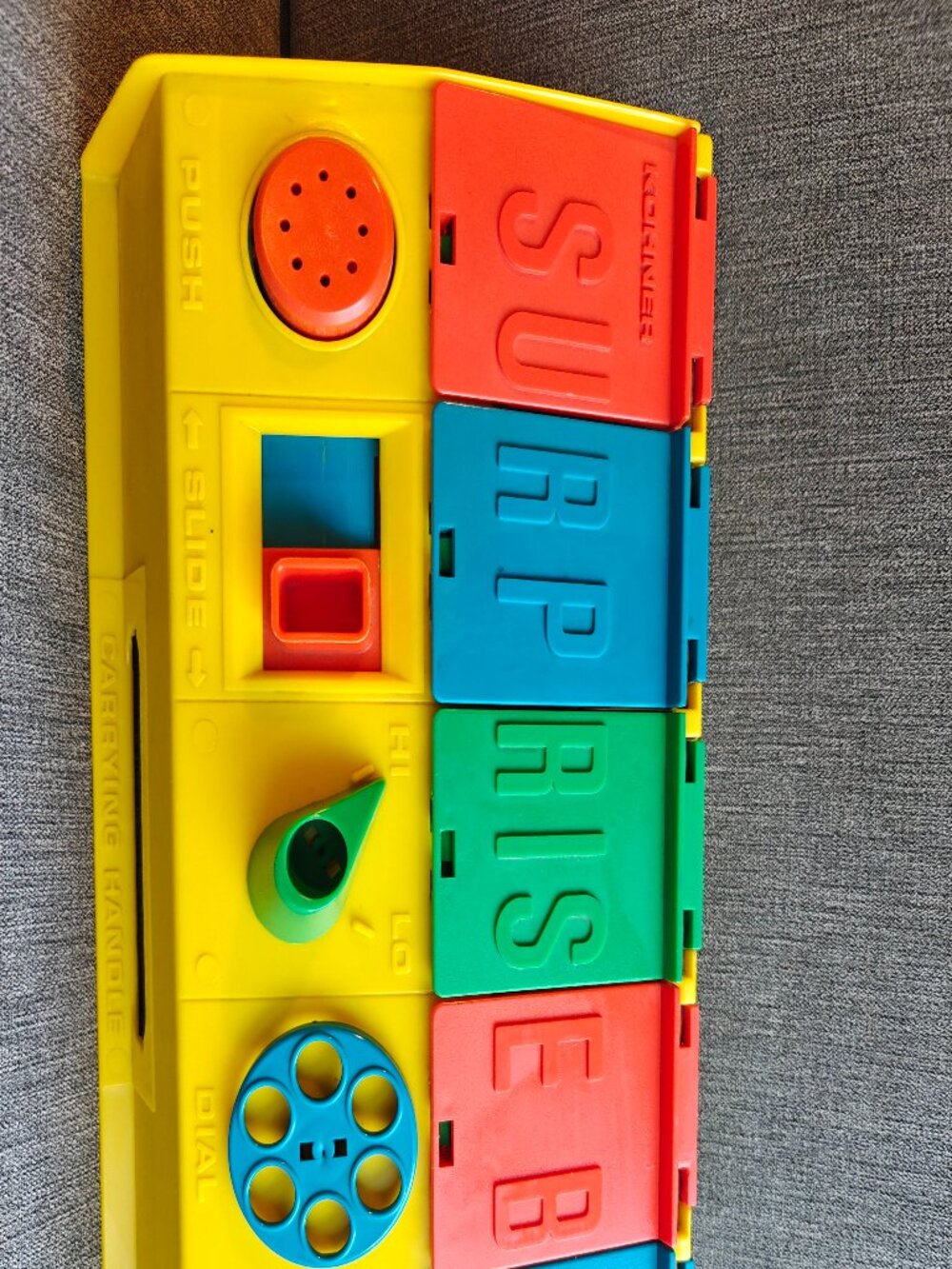 Vintage 1970s Kohner Busy Surprise Box Pop Up Activity Toy
